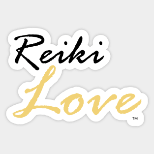 Reiki Love, Script Sticker